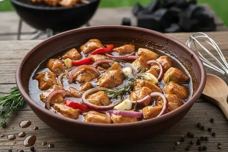 Маринад для шашлыка с мёдом и соевым соусом - восточная гармония вкуса