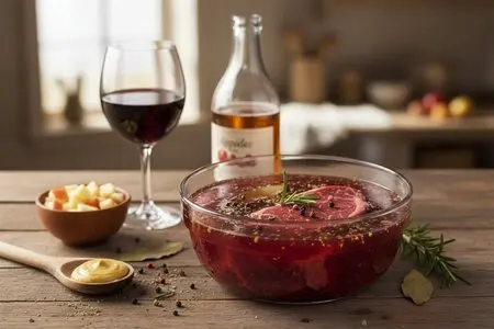 Яблочно-винный маринад для шашлыка - фруктовый акцент для сочного мяса