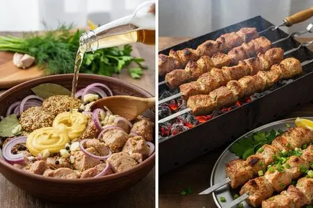 Горчично-пивной маринад для шашлыка - насыщенный вкус и мягкое мясо!