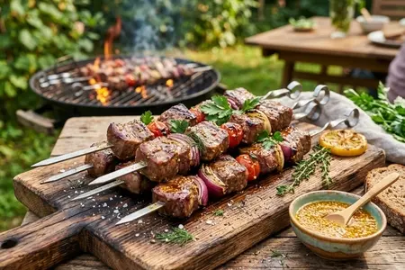 Шашлык из телячьих языков с горчичным мёдом: пошаговый рецепт, советы и идеи