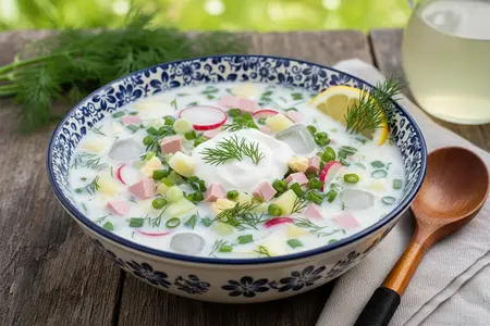 «Холодный спасатель лета»: окрошка с идеальными пропорциями и вкусом