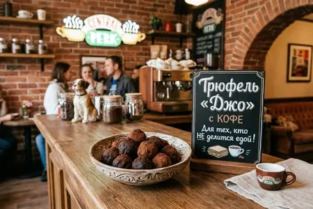 Трюфель «Джо» из вселенной Друзей - шоколадные трюфели с кофе #друзья