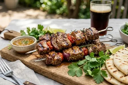 Шашлык из ягнёнка с горчицей и мёдом - гармония вкуса и аромата