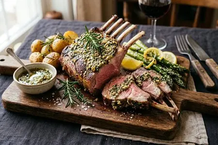 Каре ягненка под чесночным маринадом: сочное мясо с восточным ароматом