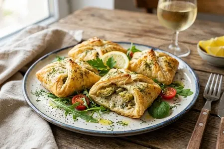 Конвертики из судака с артишоками - нежное блюдо с европейским акцентом