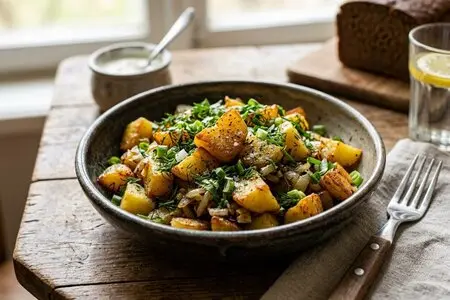 Меню для дачи: быстрые блюда из молодой картошки и свежей зелени