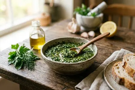 ТОП-5 соусов на основе свежей зелени к мясу и рыбе весной