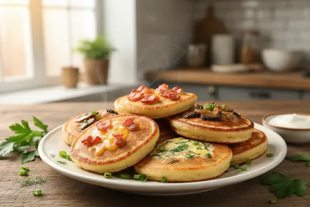 Не просто оладьи, а оладьи с припёком: как сделать вкусно и красиво (и чтобы припёк не отваливался)