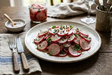 Маринованный редис быстрого приготовления: рецепт за 2 часа