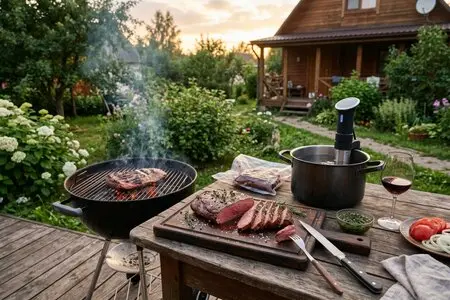 Су-вид на даче: как приготовить сочное и нежное мясо