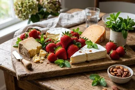Первая клубника: десерты, салаты и интересные сочетания с сыром
