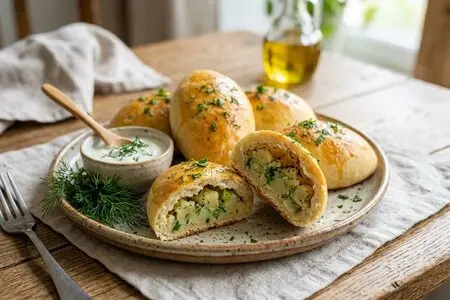 Пирожки с молодой картошкой и зеленью: пошаговый весенний рецепт