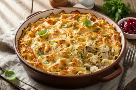 Запеканка с макаронами: быстрый ужин из простых продуктов