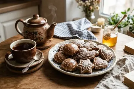 Медовые пряники к чаю - ароматная выпечка к семейному столу