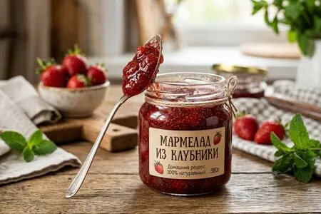 Мармелад из клубники на палочках - полезная сладость для детей