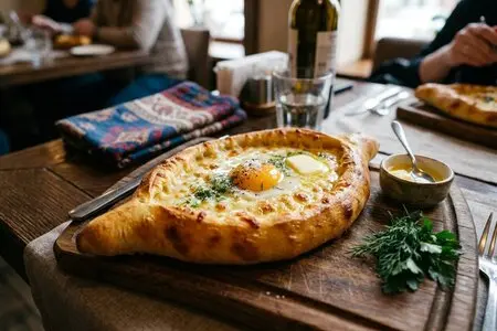 ТОП-3 рецепта хачапури по-аджарски дома: с мацони, яйцом и сыром