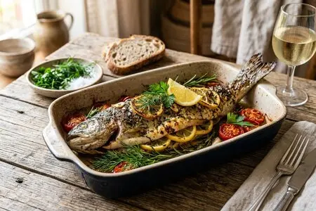 14 летних вариантов запечённой рыбы с лимоном и травами