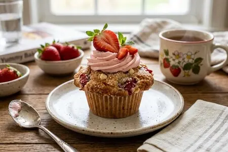 Маффины с клубникой: 8 пышных рецептов, которые всегда получаются