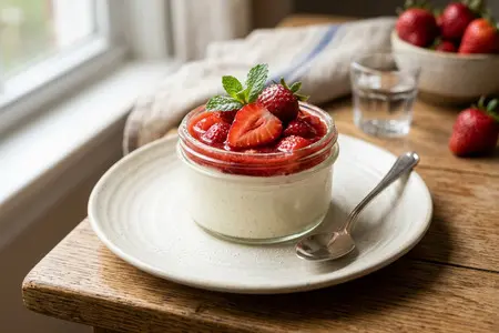 Панна-котта с клубникой: 8 нежных рецептов с разными вкусами и топпингами