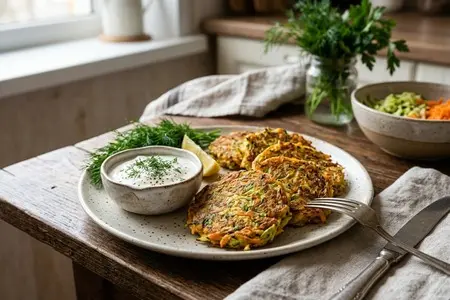 Оладьи из кабачков и моркови в духовке: без капли масла, хрустящие и полезные