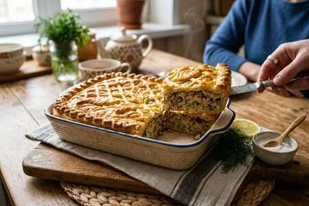 Расстегаи с рыбным фаршем и зеленым луком: русская классика, которая возвращается в моду