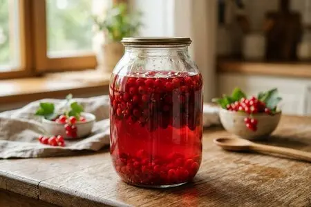 Компот из красной смородины на зиму: яркий, прозрачный и сохраняющий все витамины