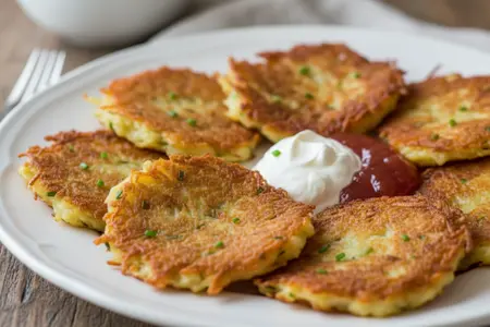 Картофельные лепешки: лучшие рецепты, начинки, соусы и лайфхаки