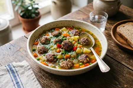 10 рецептов супов с фрикадельками и летними овощами: легкие, сытные, семейные
