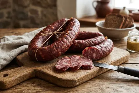 Домашняя краковская колбаса: старинный рецепт копчения из романа «Граф Аверин. Колдун Российской империи»