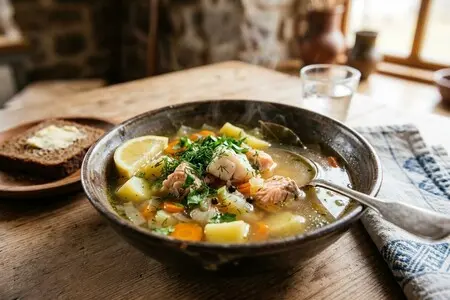 10 рецептов рыбных супов из речной и морской рыбы: уха, супы с семгой, бюджетные варианты