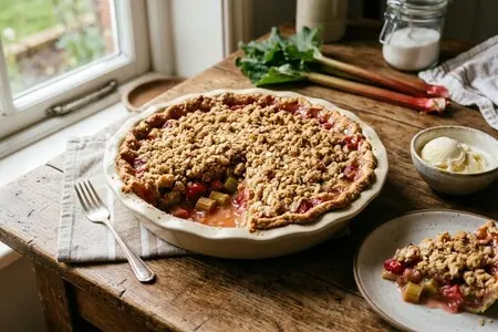 6 рецептов пирогов с ревенем: кисло-сладкие, ароматные, летние