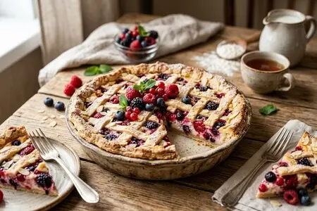 6 рецептов пирогов с творогом и ягодами: нежные, воздушные, полезные
