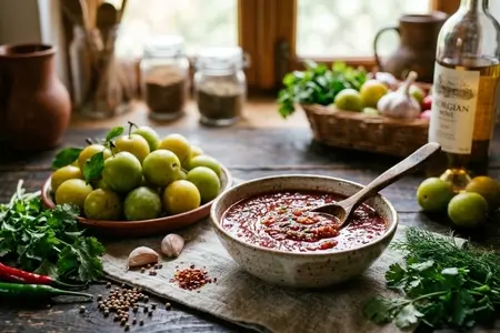 Настоящий соус Ткемали из алычи: рецепт к мясу и птице