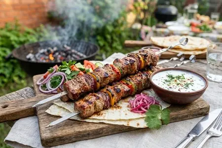 Шашлык из куриного филе в кефирном маринаде: сочнее не бывает