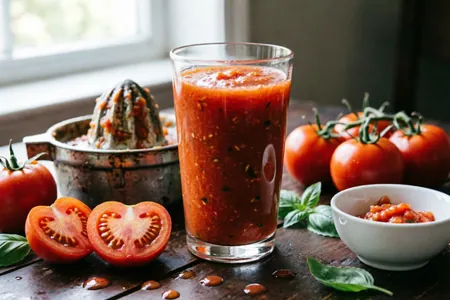 Домашний томатный сок: вкус настоящего лета в каждом глотке