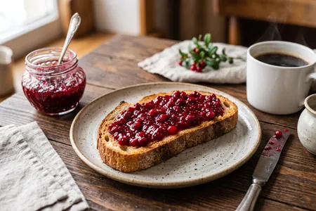 6 оригинальных рецептов с брусникой: от классического соуса к мясу до изысканного мусса