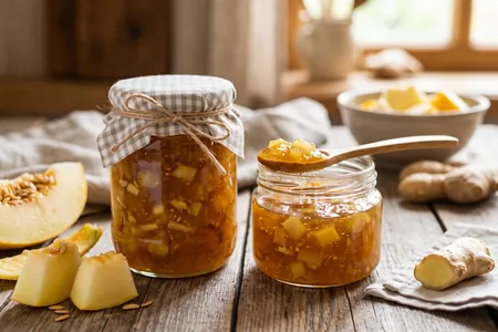 Дынное варенье с лимоном и имбирём: рецепт с дольками, которые не развариваются в кашу