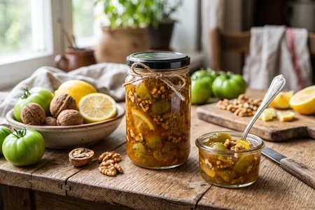 Варенье из зеленых помидоров с лимоном и грецким орехом: вкус «как инжир», проверенный рецепт
