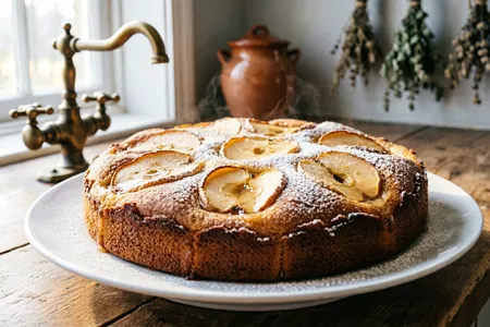Шарлотка с яблоками и штрейзелем: рецепт, в котором начинка не вытекает, а тесто остается хрустящим