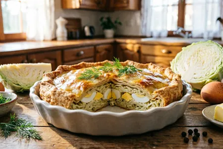 5 рецептов выпечки с капустой: пирог с капустой и яйцом и другие вкусные идеи