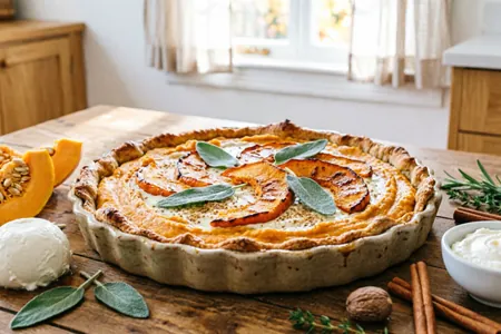 Топ‑3 рецепта пирогов с тыквой: открытый пирог с тыквой и рикоттой и другие вкусные варианты