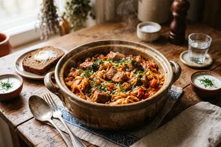 Тушеная капуста с мясом: пошаговый рецепт мягкой, не горчащей капусты с густой подливой «как в столовой»