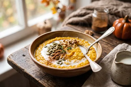 Тыквенная каша с пшеном и молоком: рецепт нежной, ароматной каши, в которой тыква тает во рту