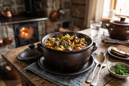 Жаркое в горшочках с грибами, мясом и картофелем: секрет сочного мяса и аромата «как в русской печи»