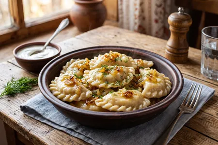 Вареники с грибами и картофелем: главный секрет сочной начинки и эластичного теста, которое не рвется