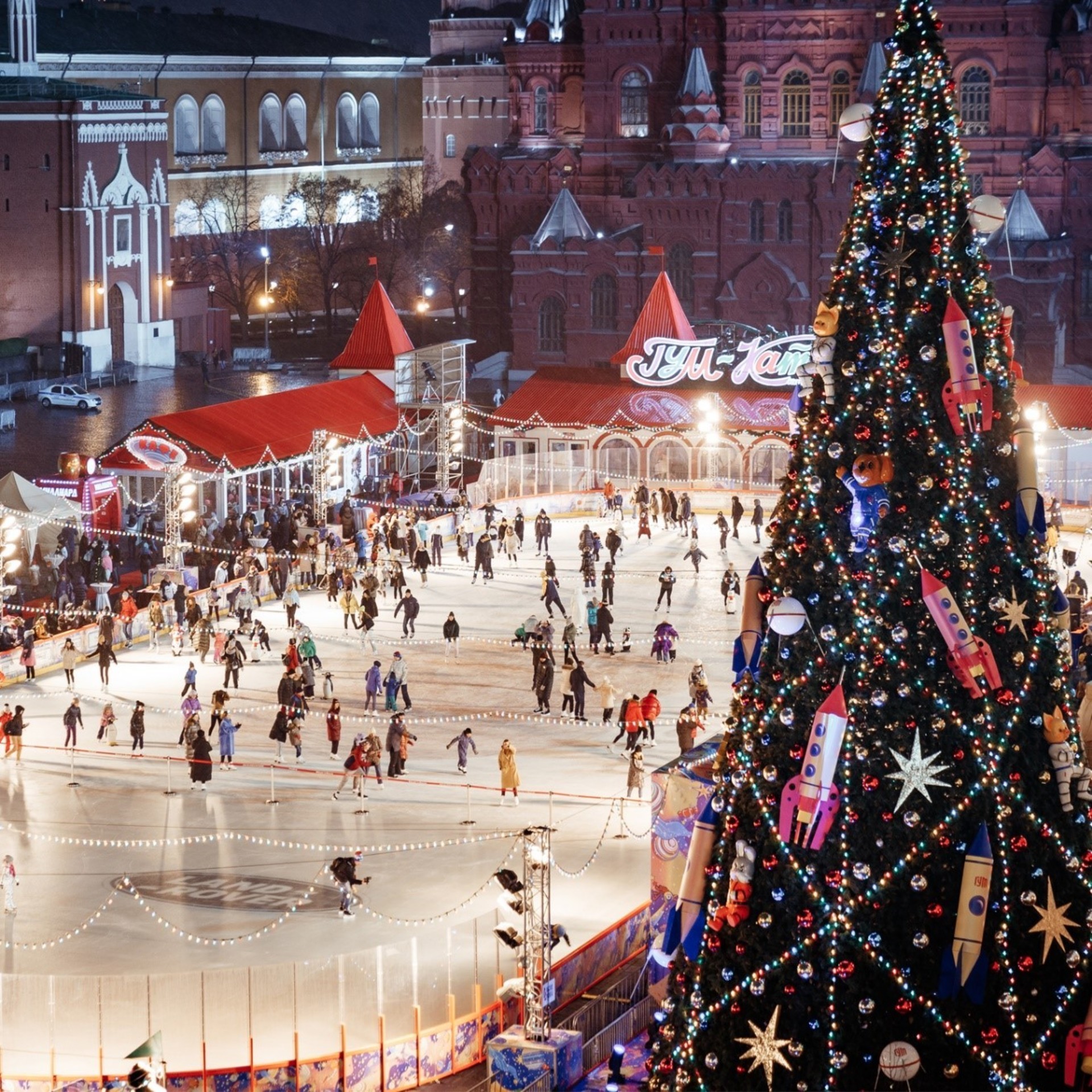 Москва новый год на красной площади