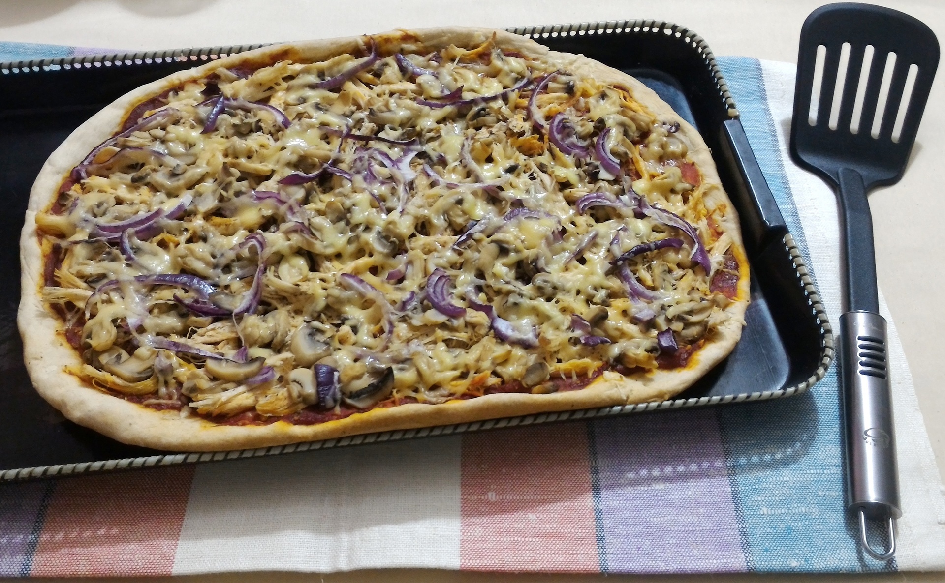 рецепт пицца грибная с шампиньонами фото 113