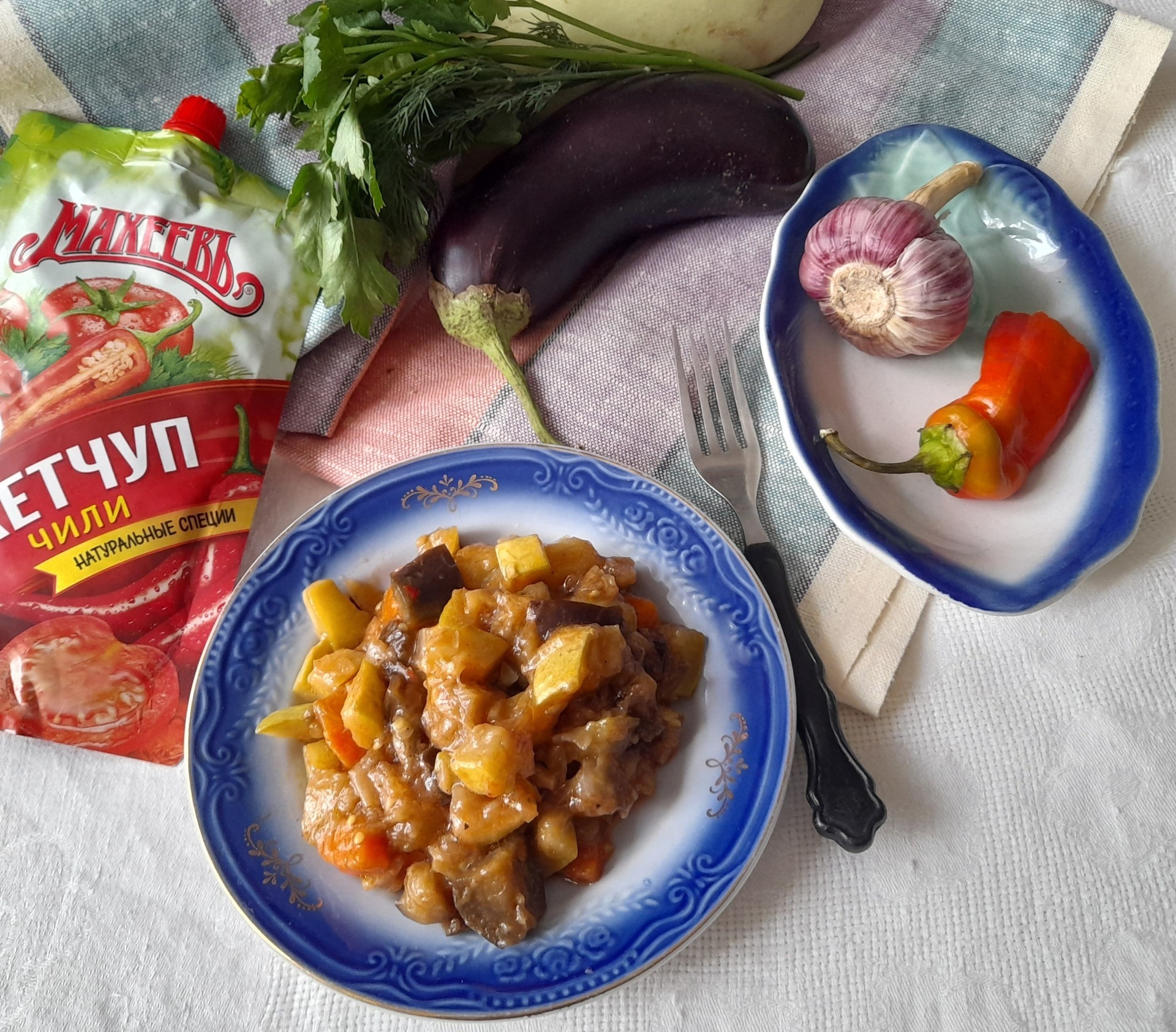 Быстрая овощная закуска