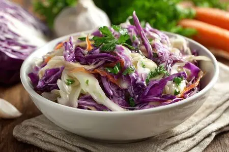 Рецепты салатов с капустой