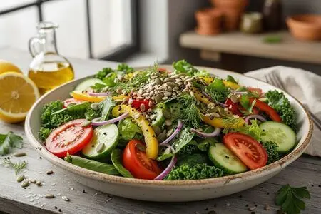Постные салаты, популярные рецепты